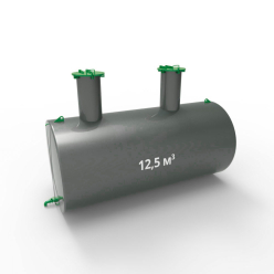 Емкость подземная стальная с подогревом ЕПП 12,5 кубов