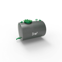 Резервуар (емкость) горизонтальный стальной РГС 3 куба