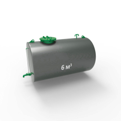 Резервуар (емкость) горизонтальный стальной РГС (РГСН) 6 кубов