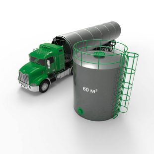 Резервуар (емкость) РВС 60 м3 вертикальный